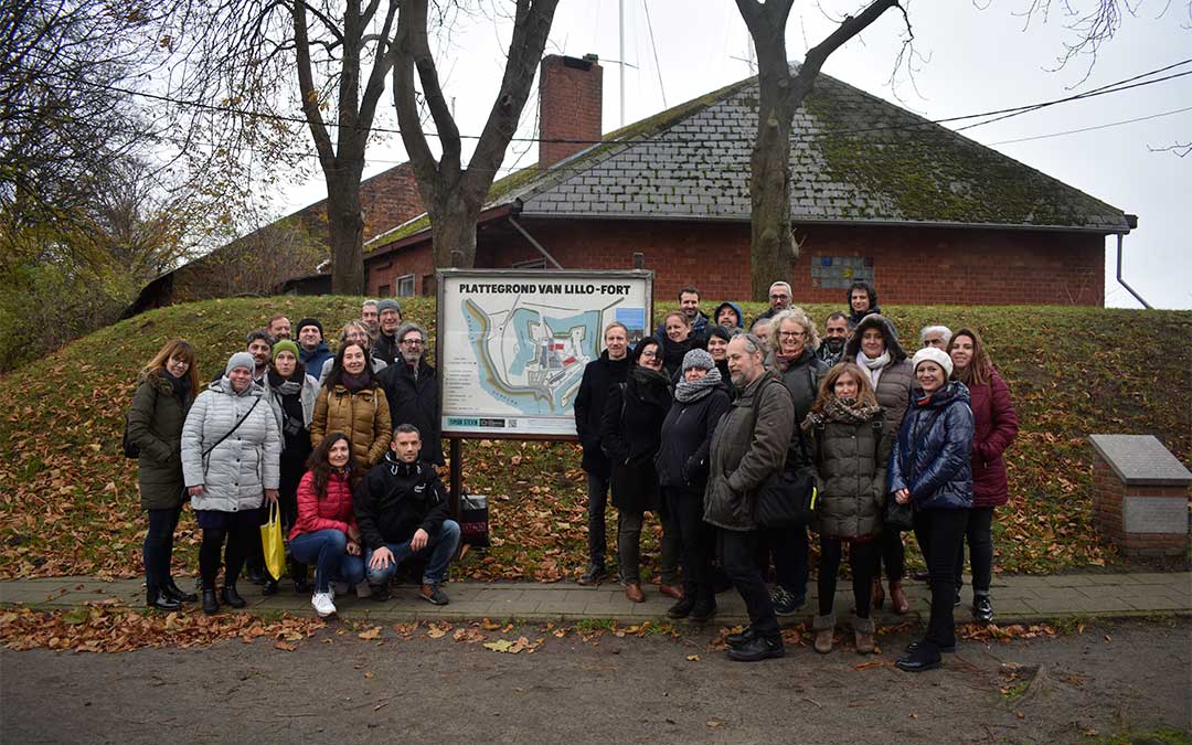 Participación de una delegación de la Diputación de Teruel en el inicio del proyecto RFC-Recapture para dar uso a las antiguas fortalezas en Amberes (Bélgica)./ DPT
