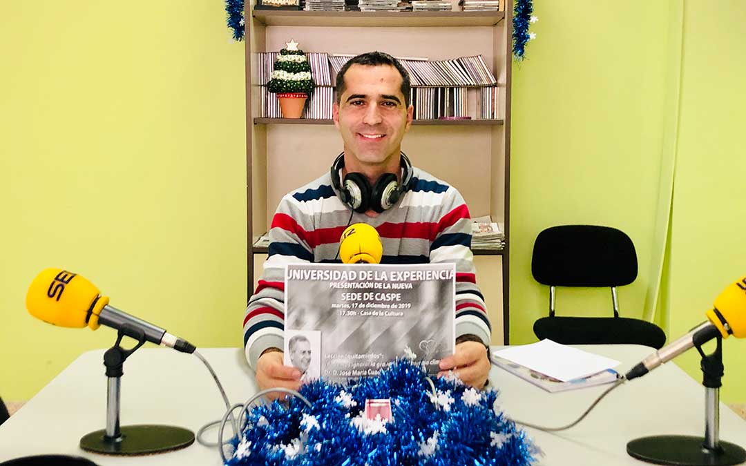 Gabriel Luena es concejal de Educación del Ayto de Caspe.