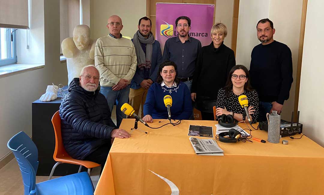 Los invitados en el programa especial emitido desde Albalate del Arzobispo