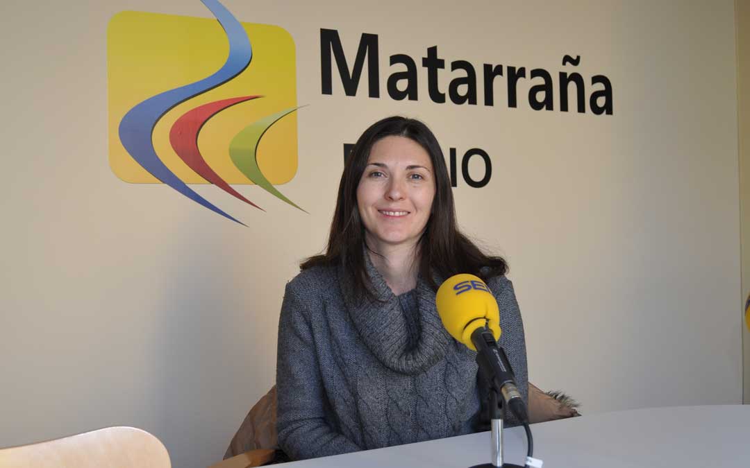 Ana Belén Molinos, una de las integrantes de los Mayordomos de San Antón de Valderrobres.