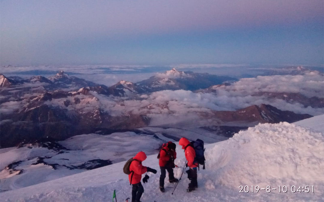 Ascenso a la cima del Monte Elbrus en Agosto del 2019./ Paco Ponz