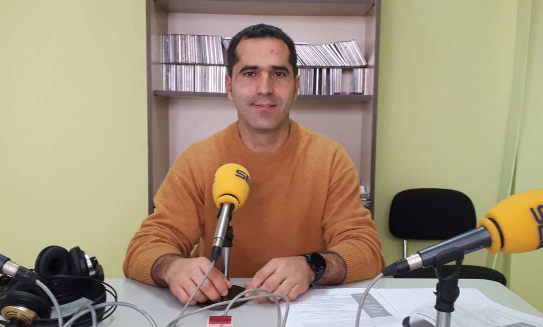 El concejal de educación del Ayto. de Caspe, Gabriel Luena