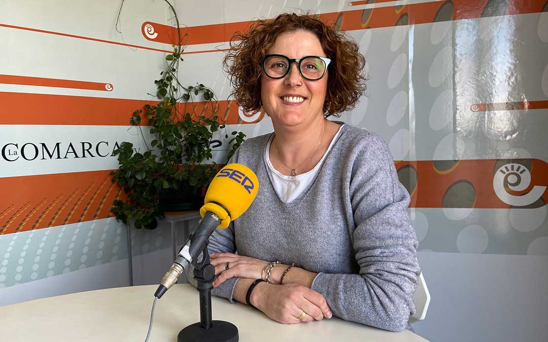 Isabel Herrera, presidenta del Centro Comercial Abierto Alcañiz Detiendas./ A.M.