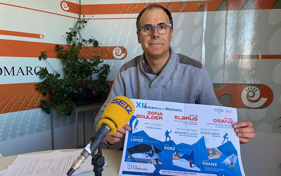 José Antonio Lahoz, presidente del Club de Montaña La Cordada./ A.M.