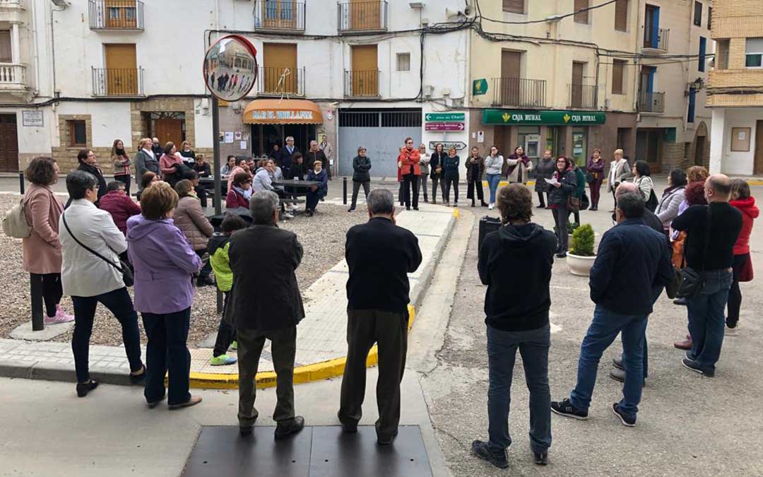 Concentración en La Puebla de Híjar