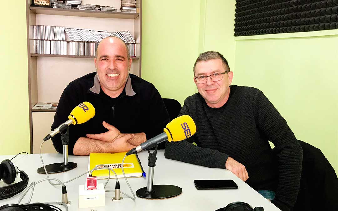 Rafael Guardia y Rafael Lumbreras, de CHA Caspe.