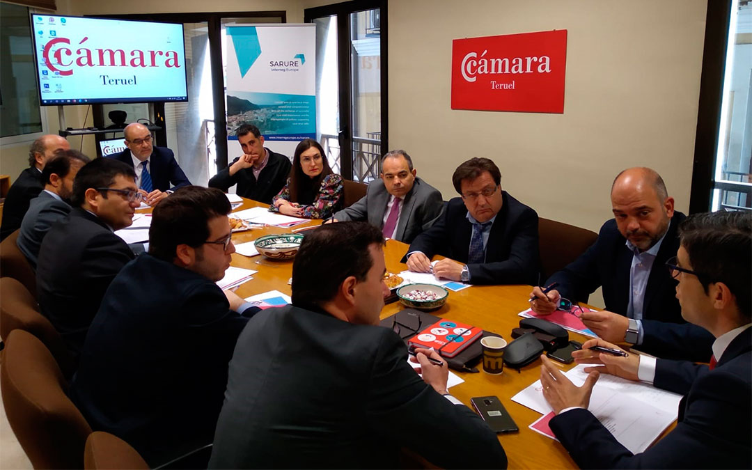 Constitución de la Comisión Económica de la Cámara de Teruel./ Cámara de Teruel