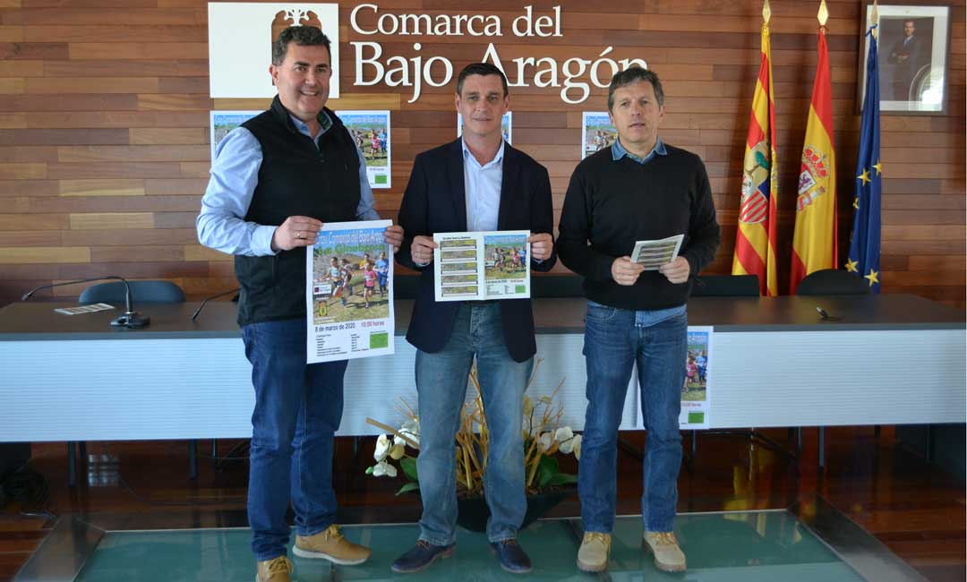 La presentación de cross ha tenido lugar en la sede de la Comarca del Bajo Aragón
