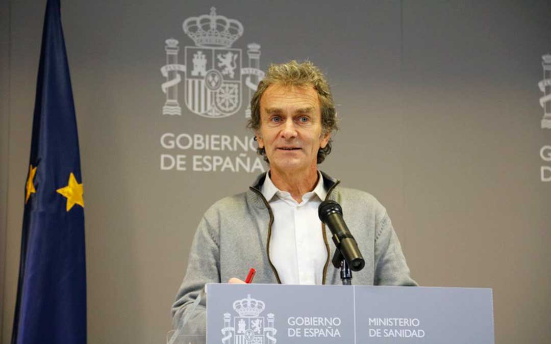 Imagen de Fernando Simón en una de sus apariciones públicas.