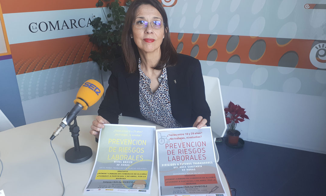 Guadalupe Martínez de la Cámara de Comercio en el espacio semanal de esta institución
