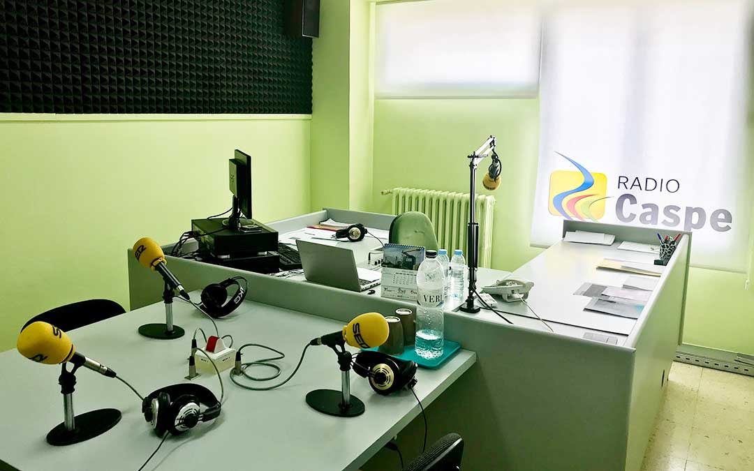 Estudio de Radio Caspe.