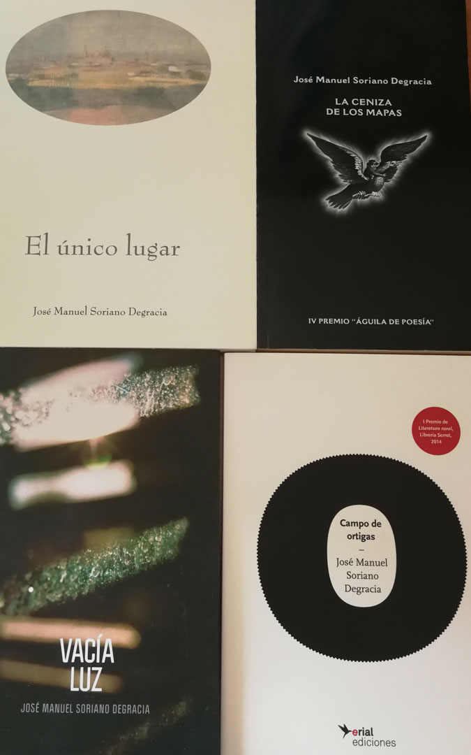 Algunas obras de José Manuel Soriano.