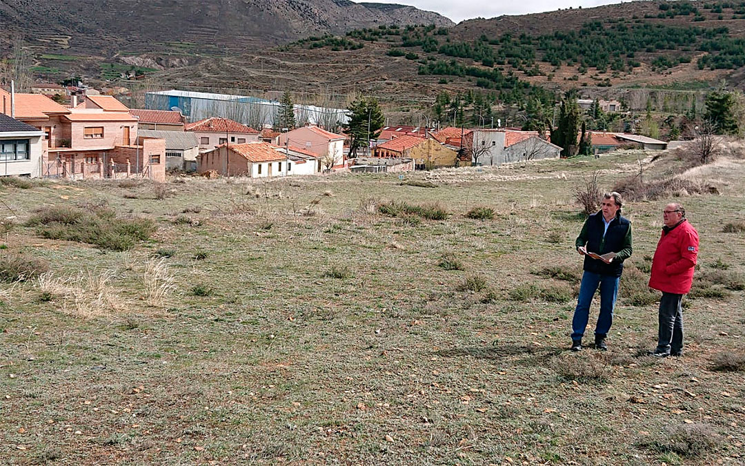 Terrenos cedidos por el Ayuntamiento de Utrillas para la construcción del cuartel de la Guardia Civil./ Ayto. de Utrillas