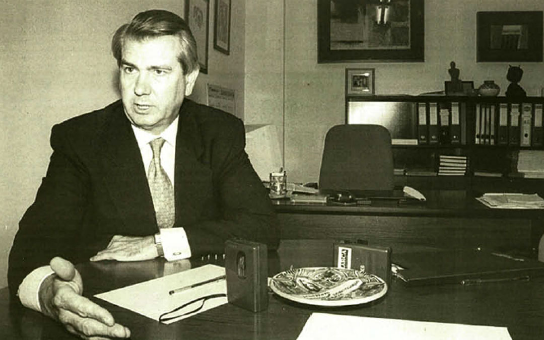 Entrevista en La COMARCA de balance de tres años de legislatura en junio de 1998. / Archivo La COMARCA