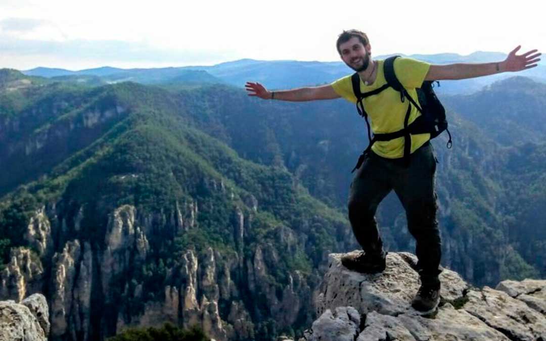 Javier Arias es uno de los empresarios de turismo activo a través de su empresa Matarraña Aventura.