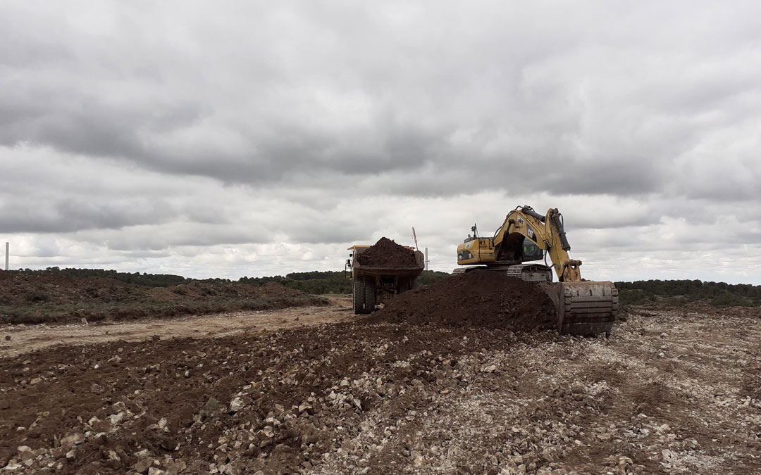 Inicio de los trabajos de construcción de PE Los Gigantes./LA COMARCA