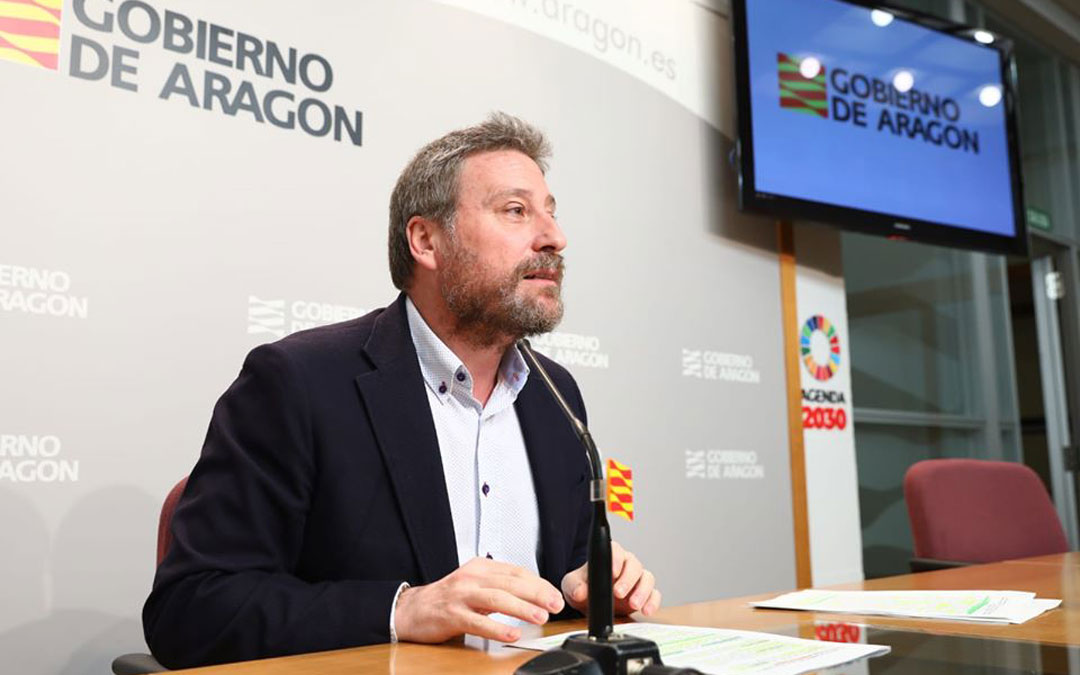 José Luis Soro, consejero de Vertebración del Territorio, Movilidad y Vivienda de la DGA.