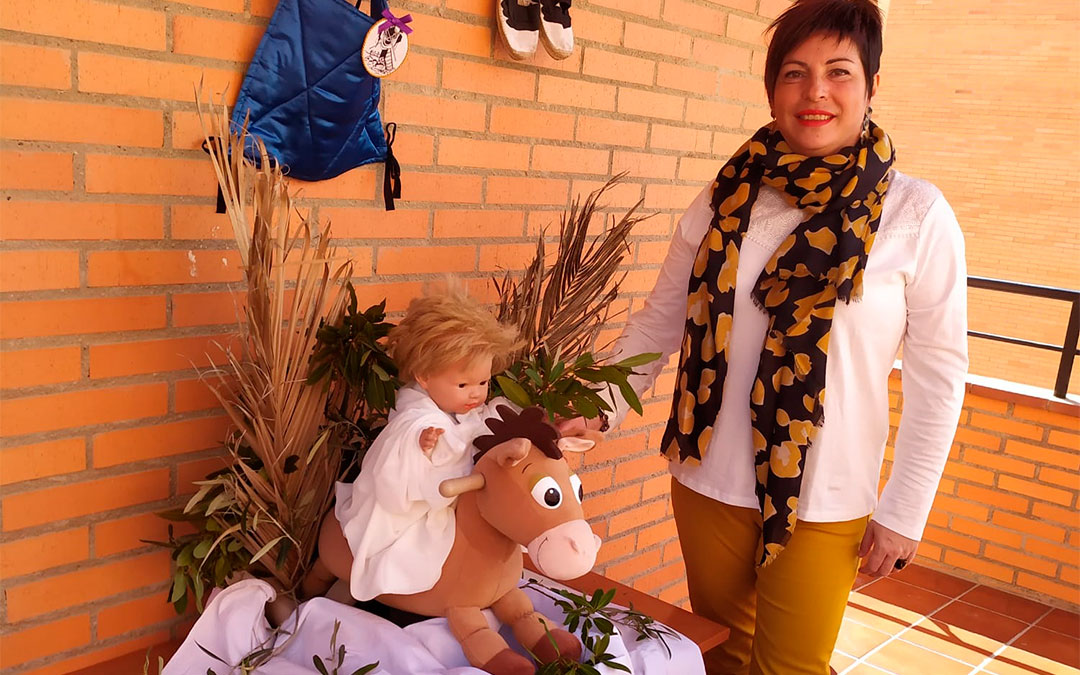 Gloria Chamorro con la burreta./ L.C.