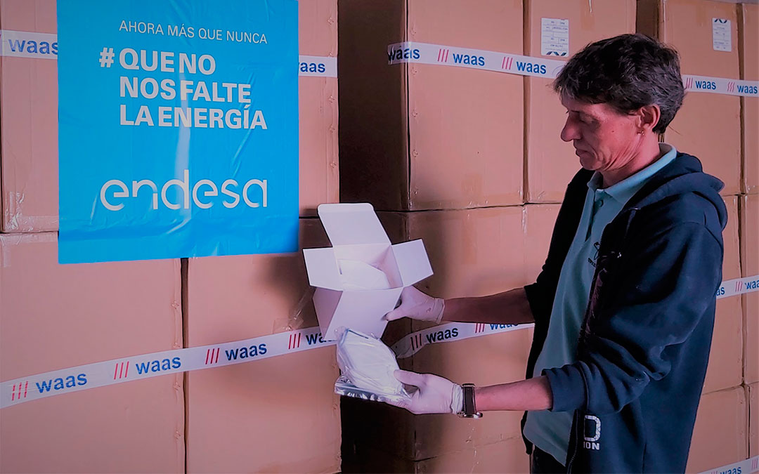 Endesa ha donado más de 2 millones de mascarillas quirúrgicas./ Endesa