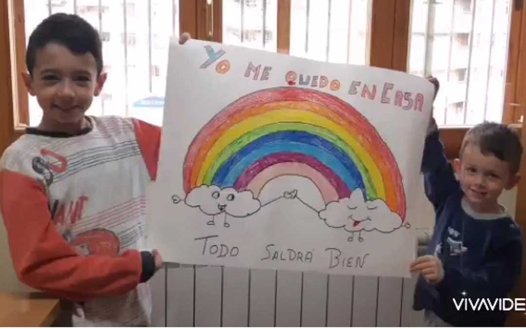 Los más pequeños de Fuentespalda son los protagonistas de uno de los videos.