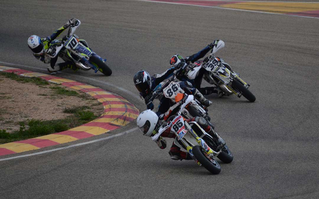 Las pruebas motociclistas en la comunidad aragonesa están paralizadas
