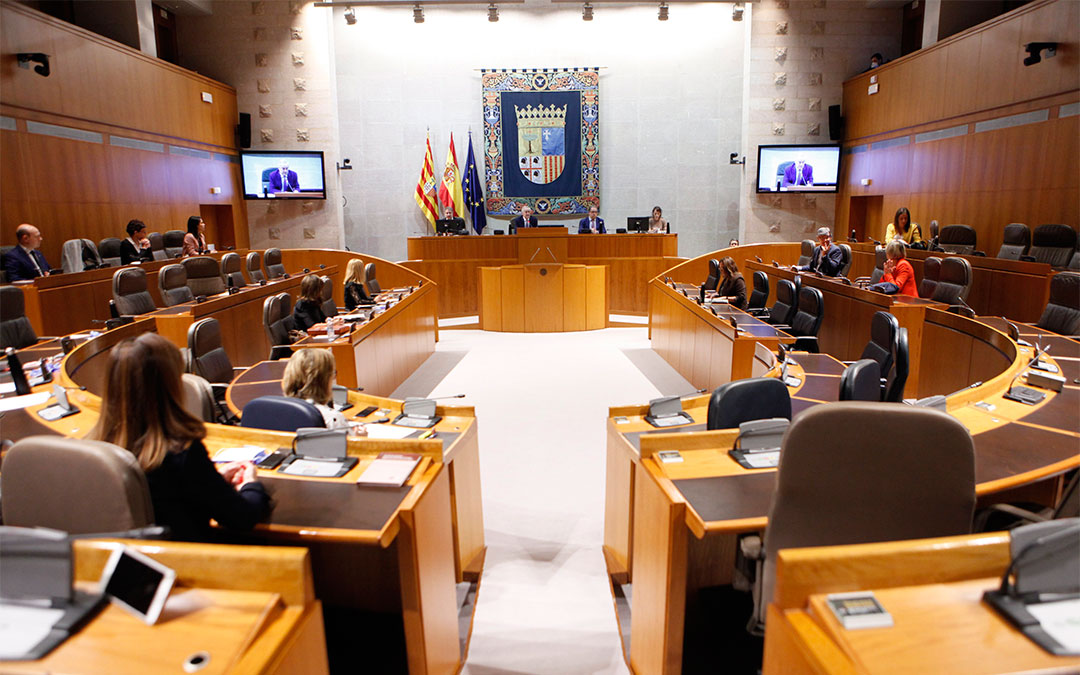Imagen del pleno de las Cortes de Aragón celebrado este miércoles 29 de abril./ Cortes de Aragón