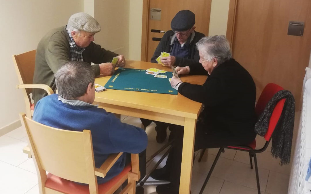 Usuarios habituales de la residencia de Cantavieja