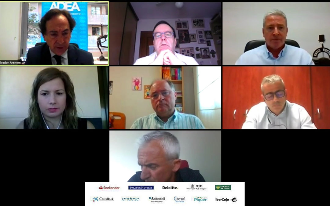 Invitados al encuentro ADEA Conecta sobre medios de comunicación locales de Huesca y Teruel./ ADEA