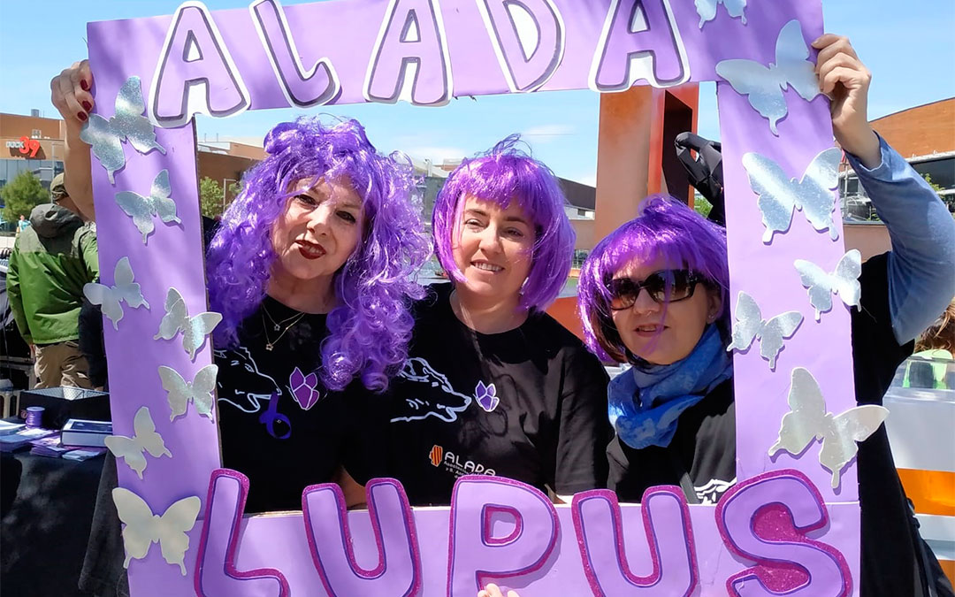 Uno de los actos celebrados por ALADA, asociación de Lupus en Aragón, antes del confinamiento./ ALADA