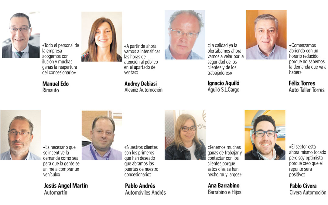Gerentes de los concesionarios del territorio./ L.C.