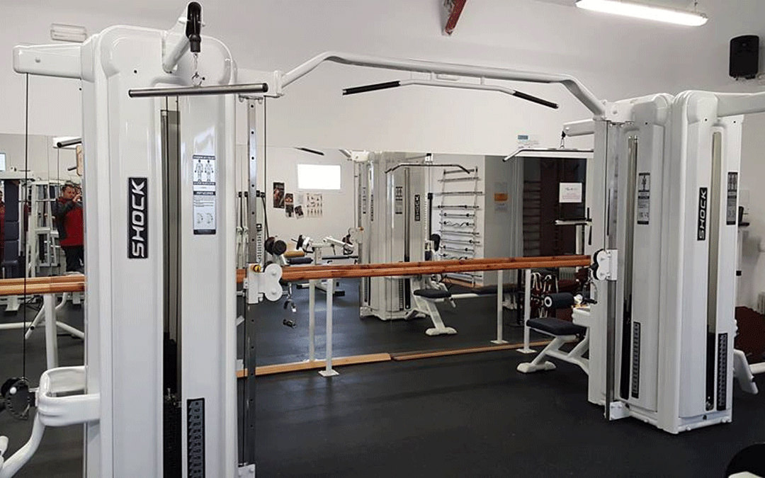 Instalaciones del gimnasio de Utrillas./LA COMARCA