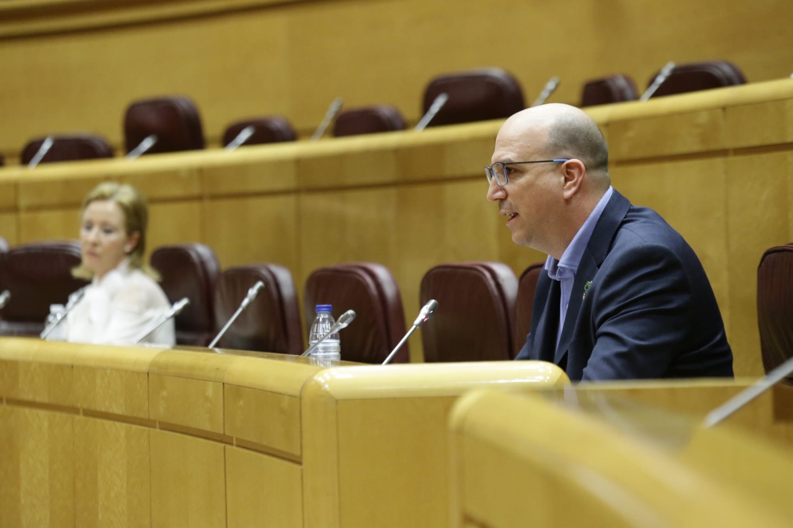 El senador de Teruel Existe Joaquín Egea en el Senado
