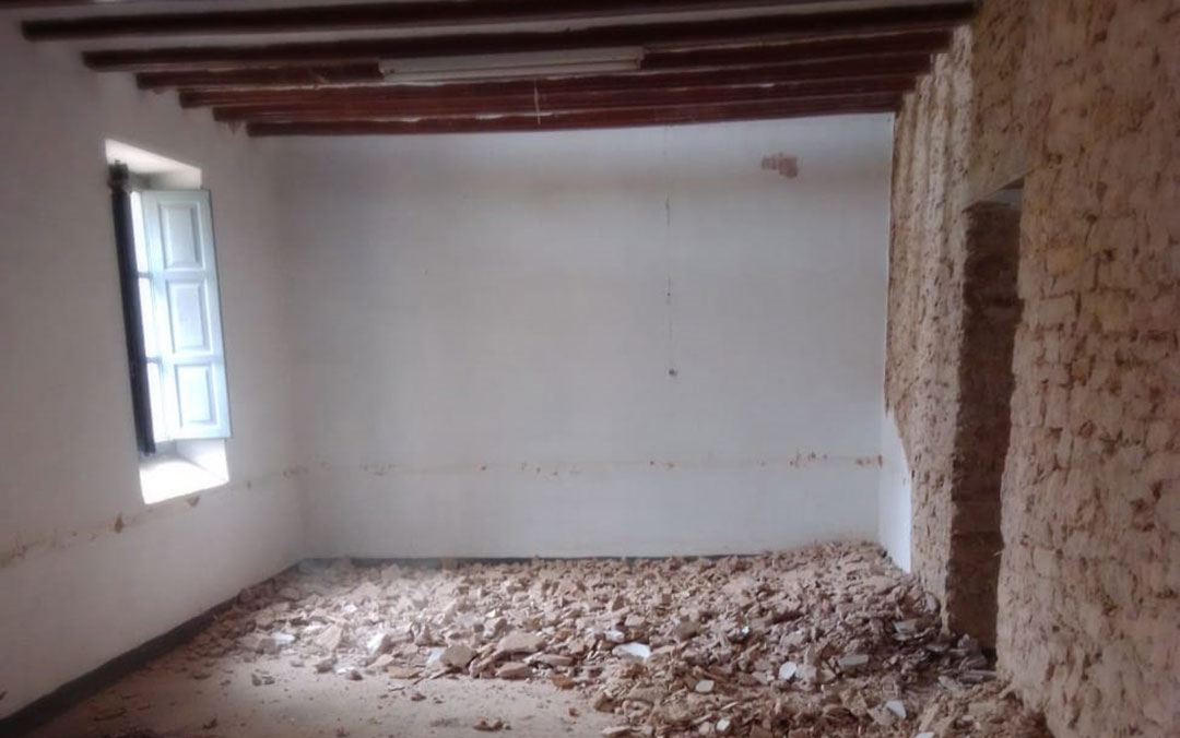 Imagen del interior del edificio que albergará la guardería de La Iglesuela./ Ayto. La Iglesuela