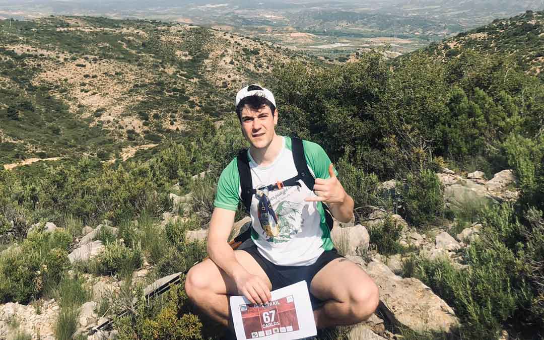 Uno de los 115 participantes en la iniciativa deportiva solidaria