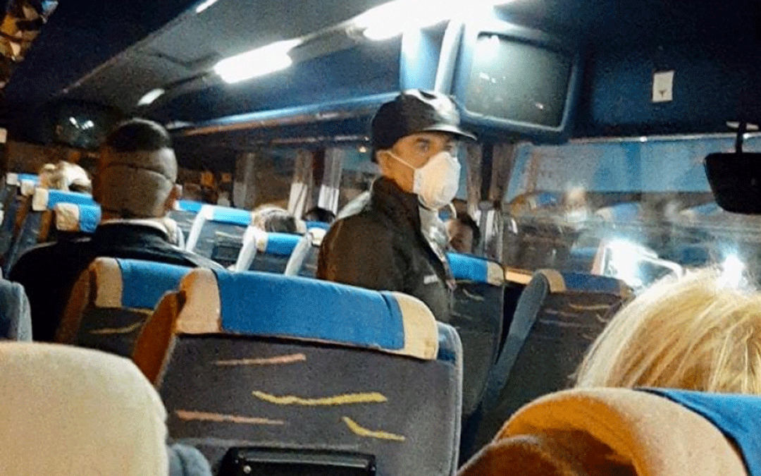 48 trabajadores se han desplazado desde la localidad de Andorra hasta Sástago con el servicio ofrecido por DGA./LA COMARCA