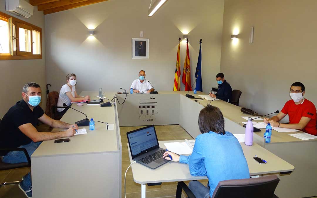 El Ayuntamiento de Alcorisa ha retomado su actividad administrativa y ha celebrado el primer pleno en estado de alarma