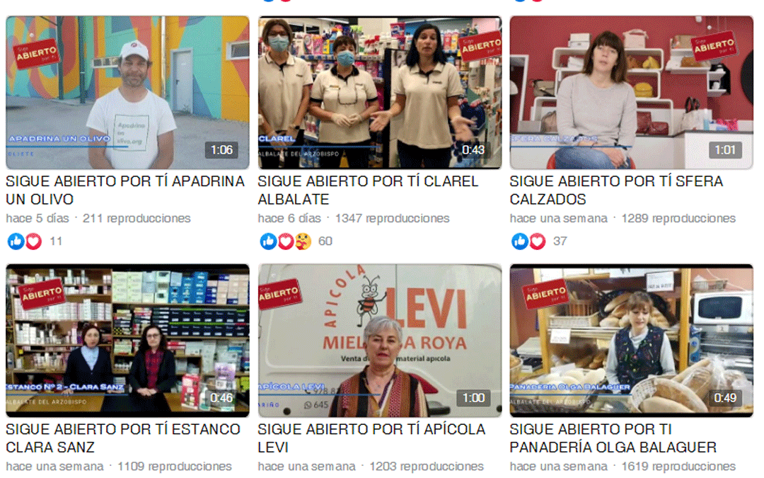 Algunos de los vídeos participantes en la campaña 'Sico Abierto por ti'/Facebook Adibama