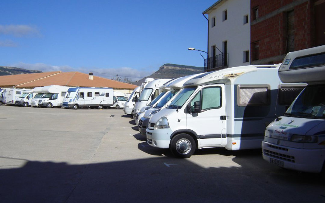 Imagen de archivo del área de autocaravanas de Cantavieja.