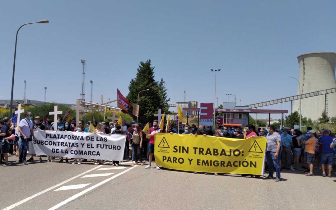 Concentración de la Térmica de Andorra