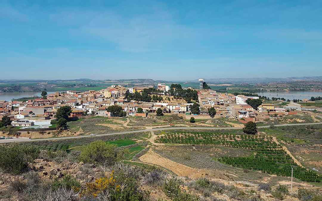 Imagen de la localidad de Chiprana.