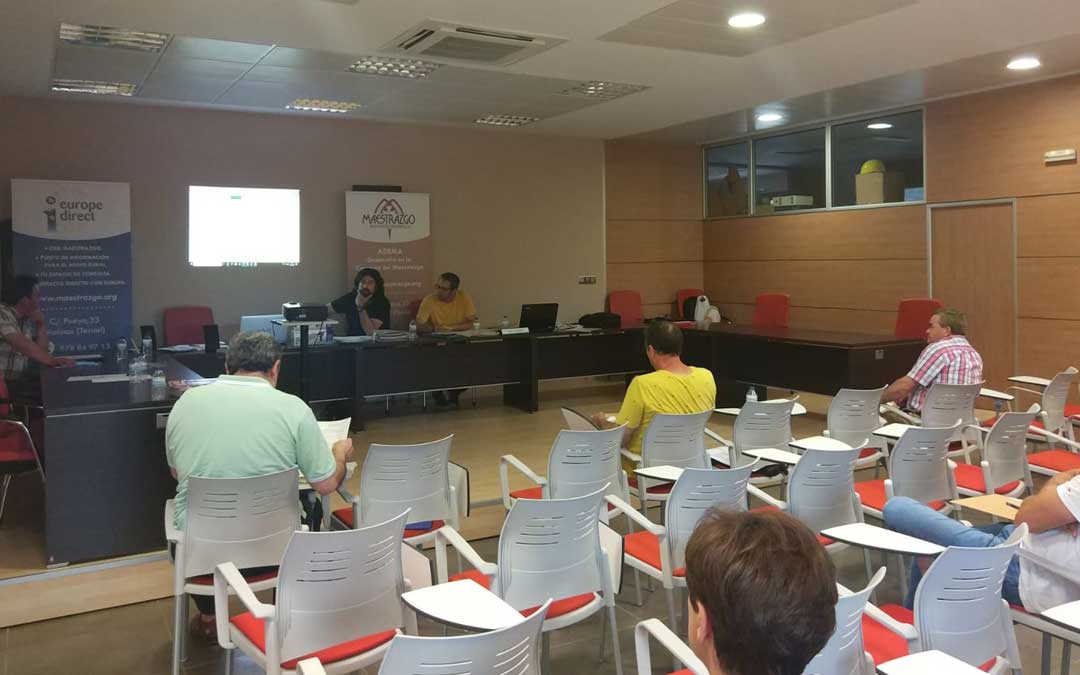 La reunión de ADEMA tuvo lugar en la sede comarcal en Cantavieja
