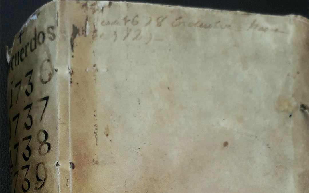 Imagen del Libro I de las Actas de Pleno del Ayuntamiento de Alcañiz (1736-1740)./ L.C.