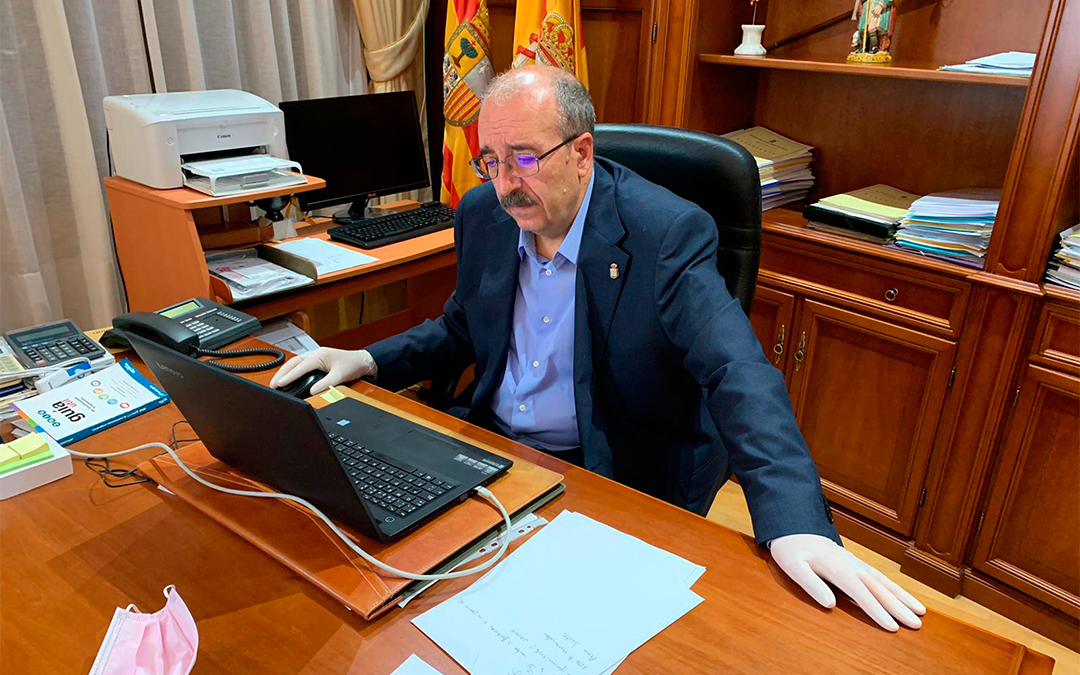 Manuel Rando, presidente de la Diputación de Teruel./ DPT