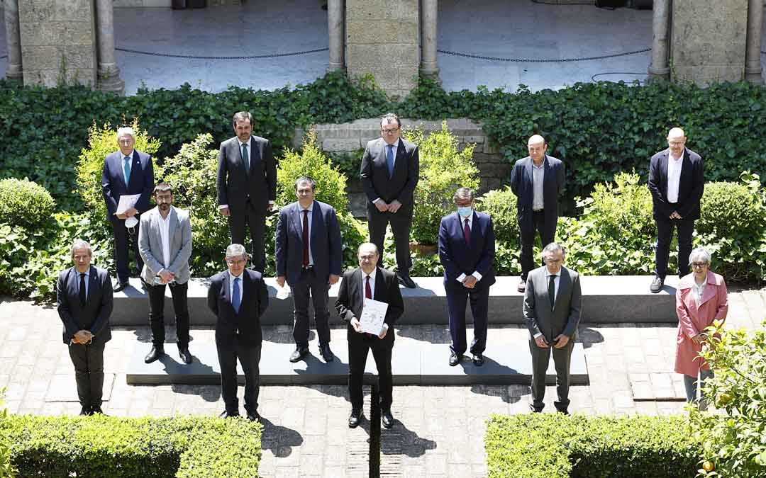 Firma de la Estrategia Aragonesa para la Recuperación Social y Económica
