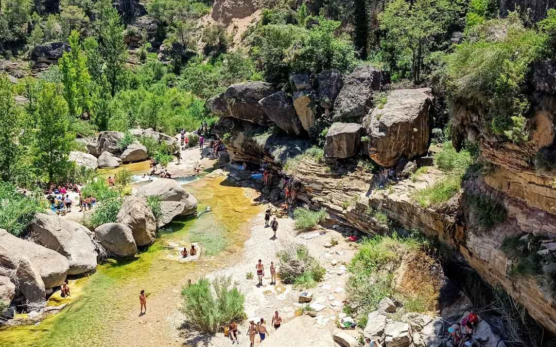 Zona de baño en El Salt