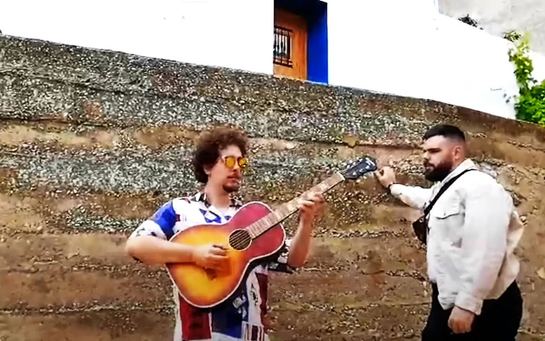 Uno de los enclaves de Albalate que aparecen en el videoclip de ‘Tumbaos’ que se puede ver en redes y el canal de Youtube de Media Punta.