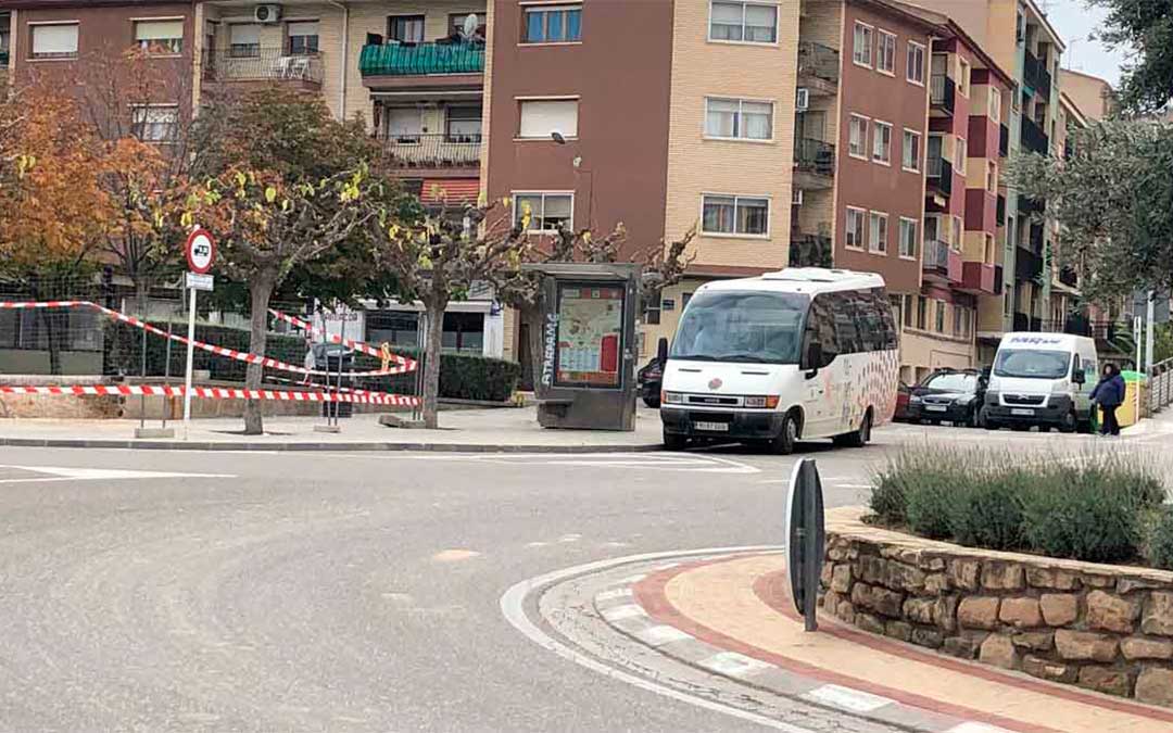 Autobuses actuales de la capital bajoaragonesa.
