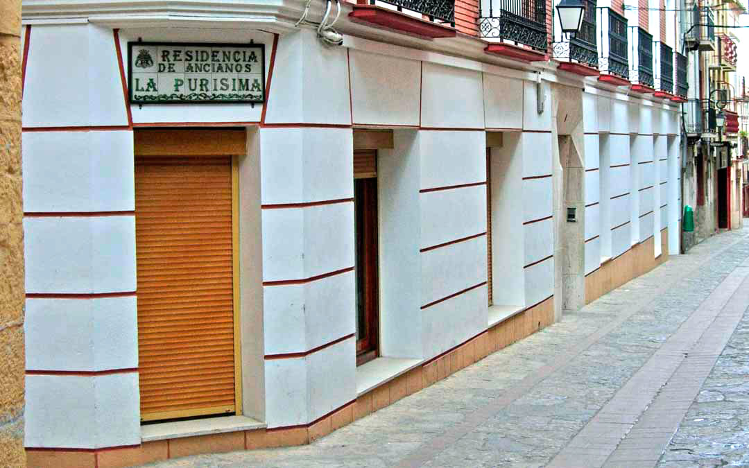 La Residencia La Purísima de Alcorisa, ubicada en el centro de la localidad.