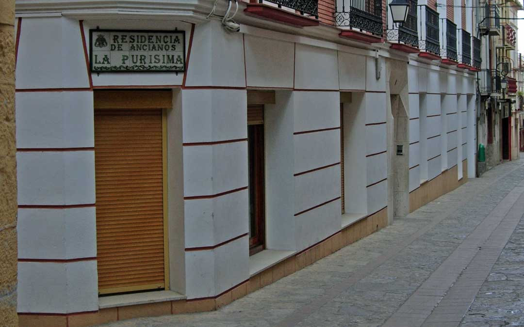 La Residencia La Purísima de Alcorisa, ubicada en el centro de la localidad.