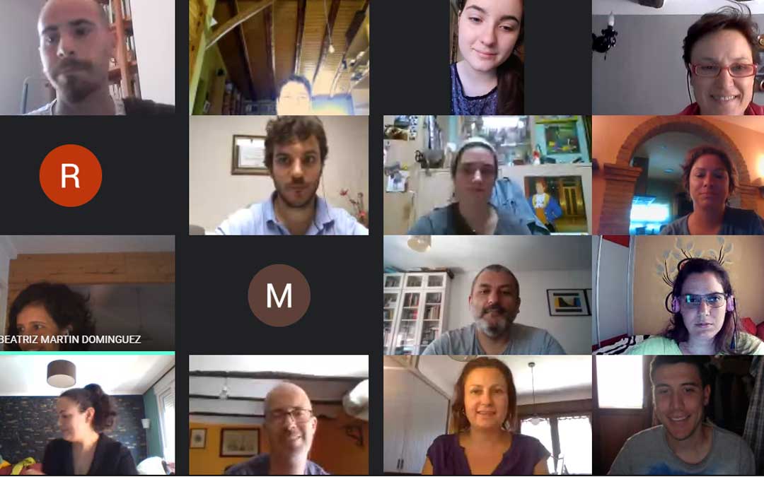 Participantes del curso on line que ha comenzado en la Comarca del Maestrazgo